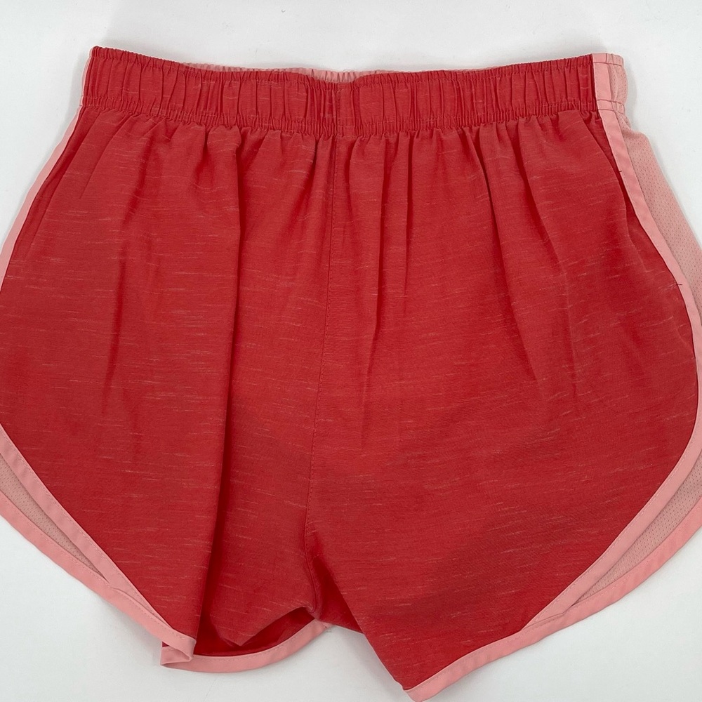 Nike Womens Dri-Fit “Tempo” Lined Draw String Running Shorts in Pink & Peach Med - Picture 4 of 7
